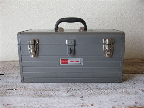 sears 2 pc metal tool box 1 4|Tool Box Vintage Craftsman .